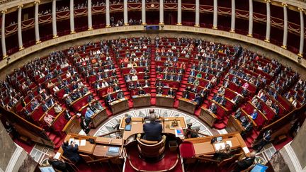 L'hémicycle de l'Assemblée nationale. (ASSEMBLEE NATIONALE)