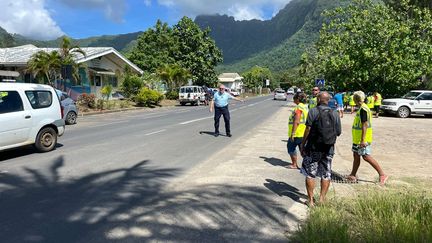 Les gendarmes en action. (Polynésie la 1ère/GT)